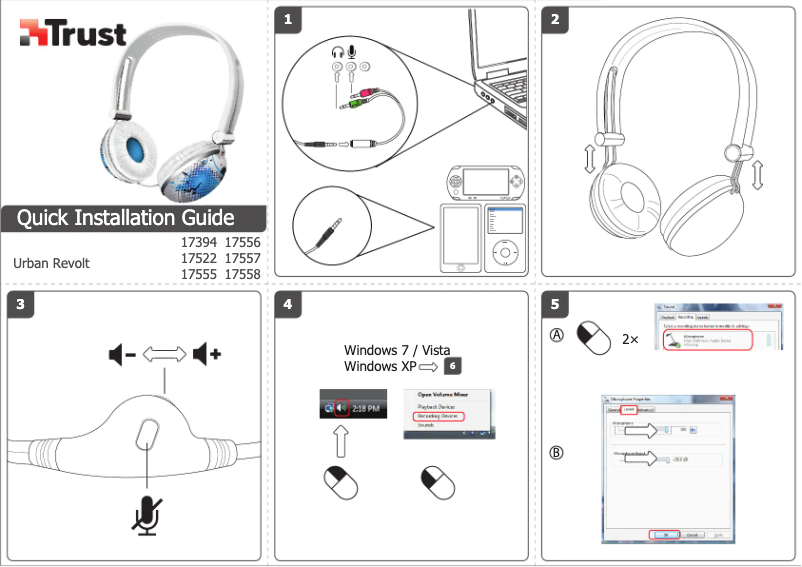 Imagen de la primera página del manual del dispositivo Urban Revolt
