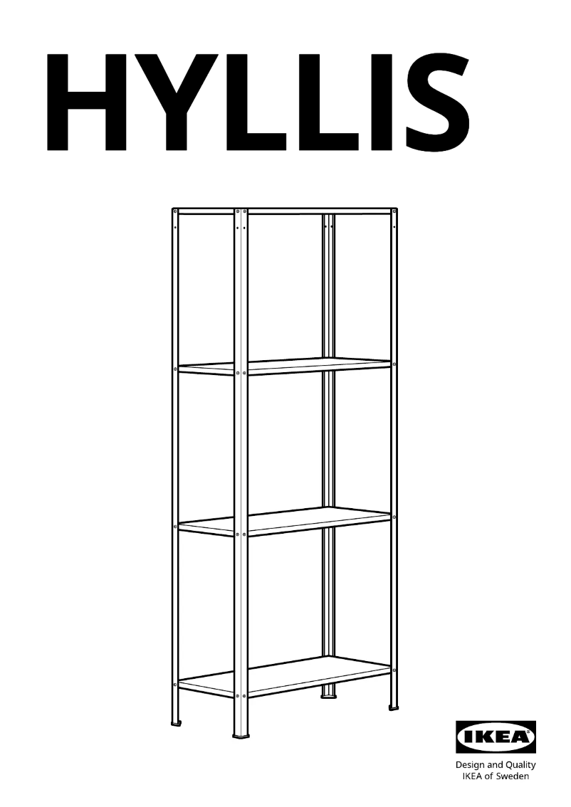 Página 1 del manual Manual de usuario Ikea HYLLIS 802.785.79