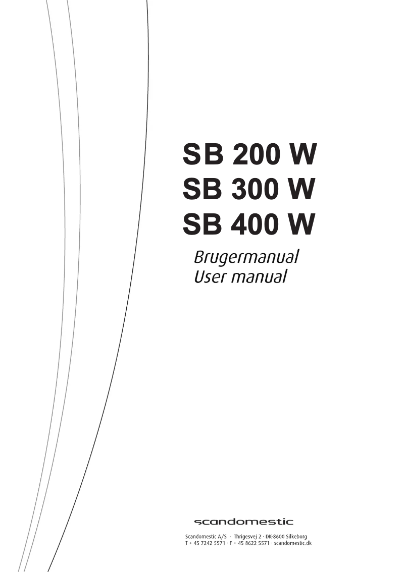 Imagen de la primera página del manual del dispositivo SB 400 W