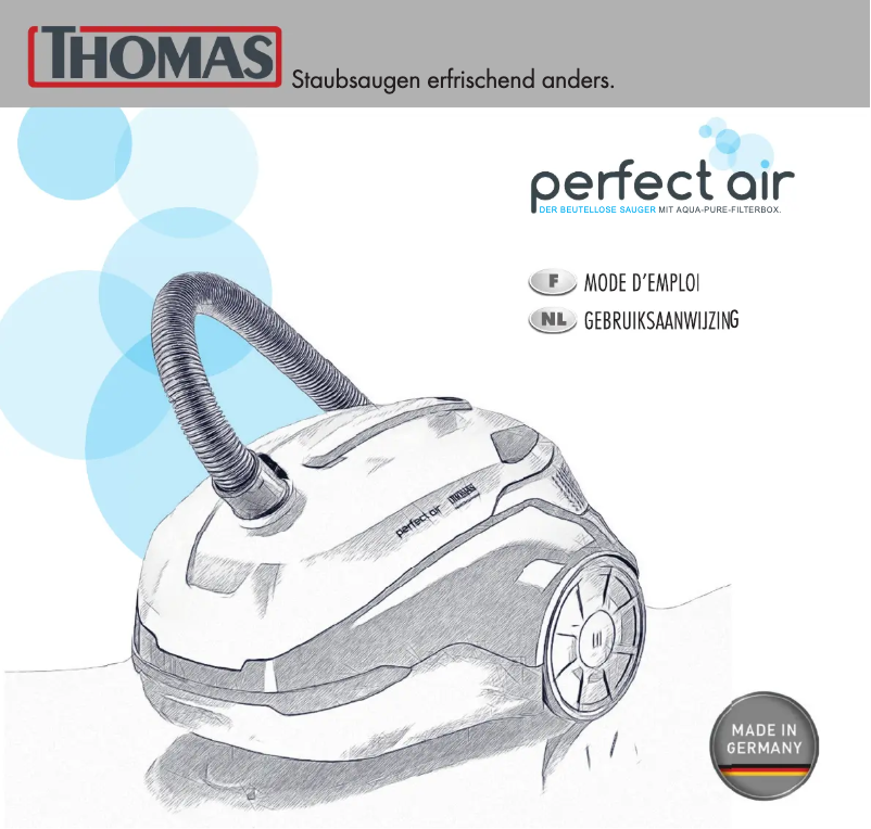 Página 1 del manual Manual de usuario Thomas Perfect Air Animal Pure