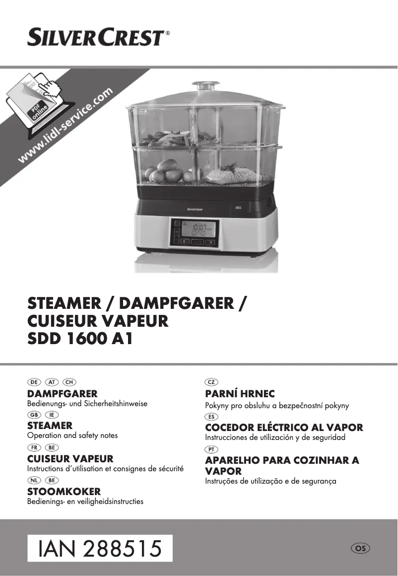 Página 1 del manual Manual de usuario SilverCrest SDD 1600 A1