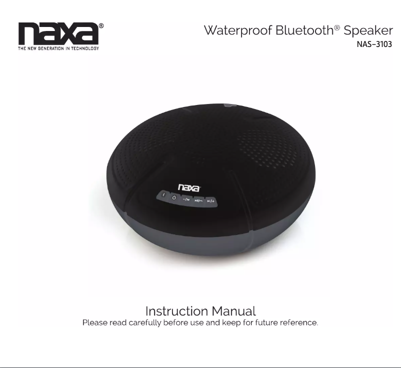 Imagen de la primera página del manual del dispositivo NAS-3103