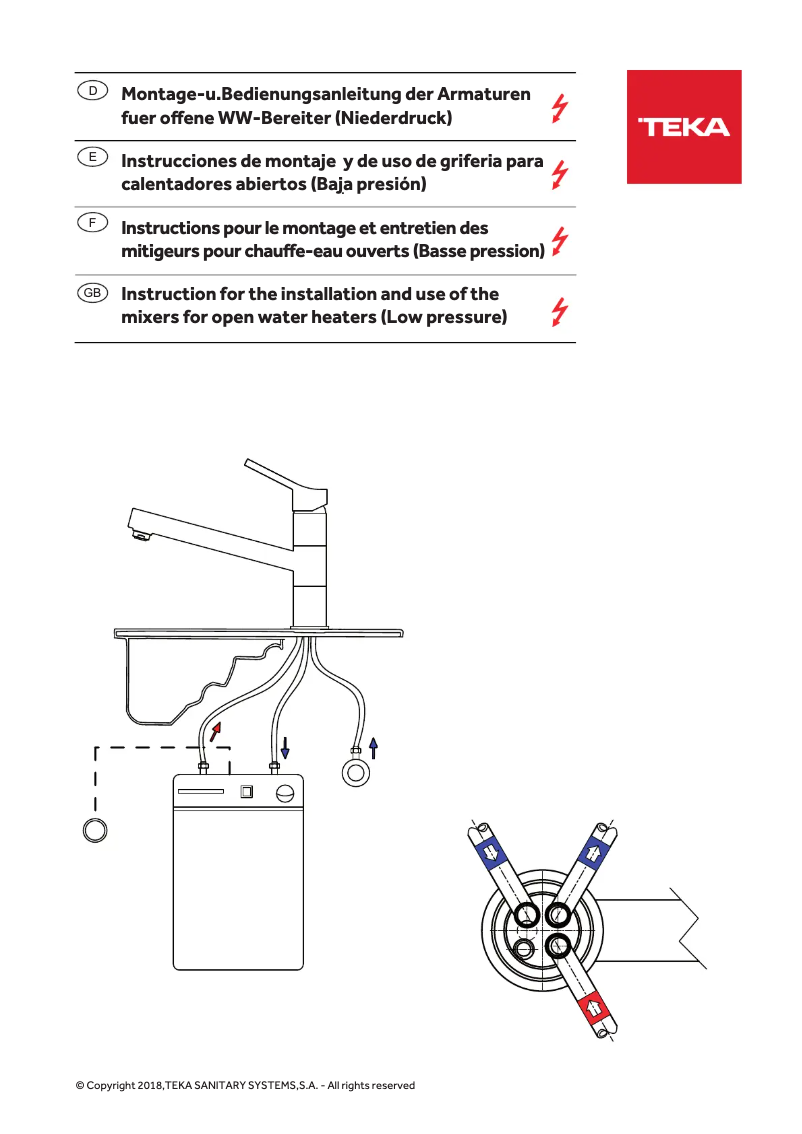 Imagen de la primera página del manual del dispositivo INN 913