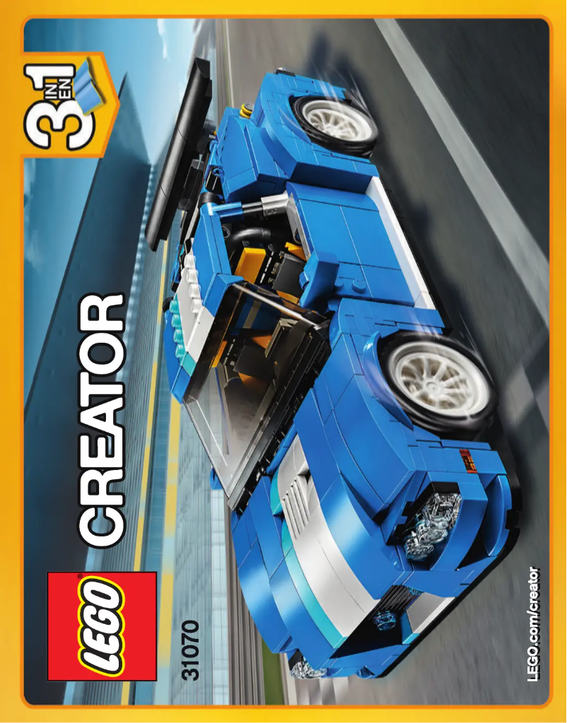 Página 1 del manual Instrucciones visuales Lego Creator 31070