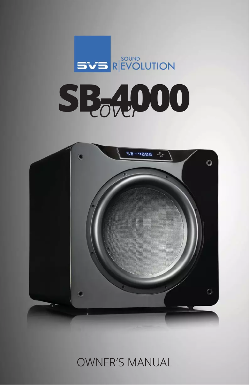 Página 1 del manual Manual de usuario SVS SB-4000
