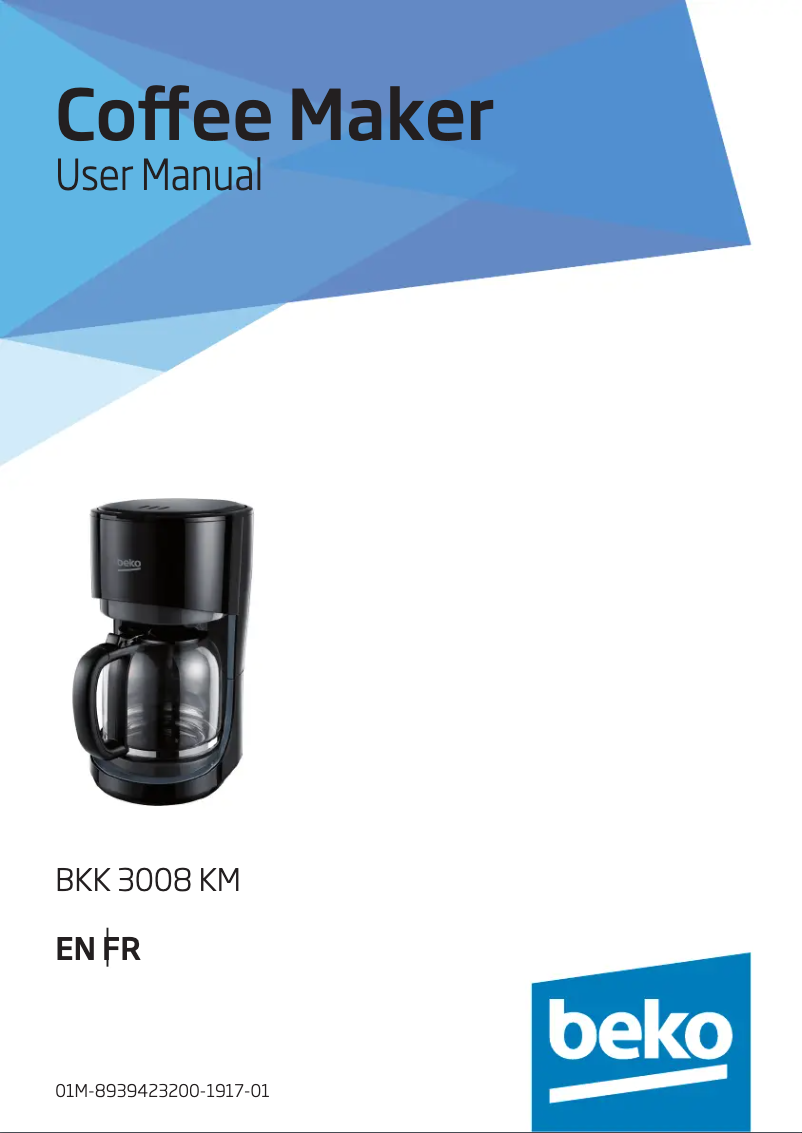 Imagen de la primera página del manual del dispositivo BKK 3008 KM