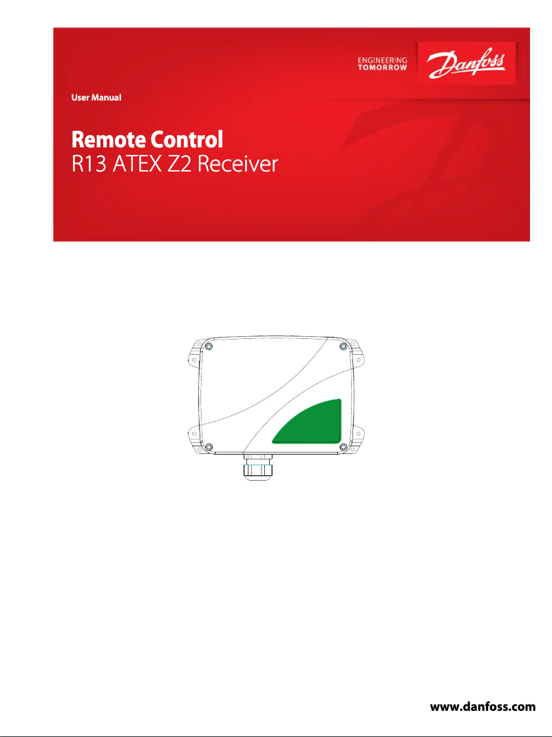 Página 1 del manual Manual de usuario Danfoss R13 ATEX Z2