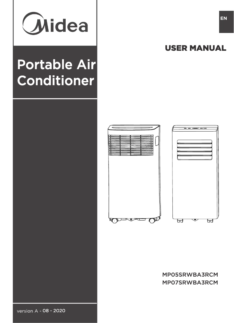 Página 1 del manual Manual de usuario Midea MP07SRWBA3RCM