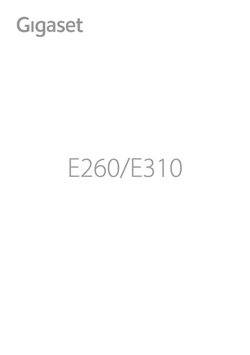 Imagen de la primera página del manual del dispositivo E260