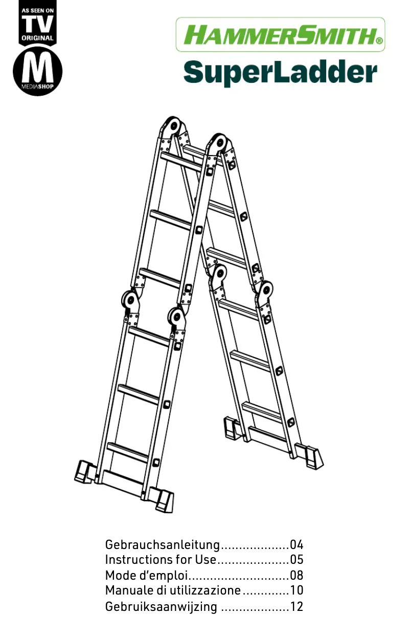 Página 1 del manual Manual de usuario Hammersmith Super Ladder