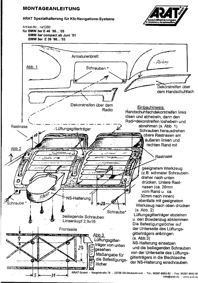 Página 1 del manual Manual de usuario Arat NS1260