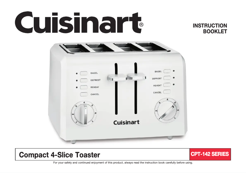 Imagen de la primera página del manual del dispositivo Compact CPT-142