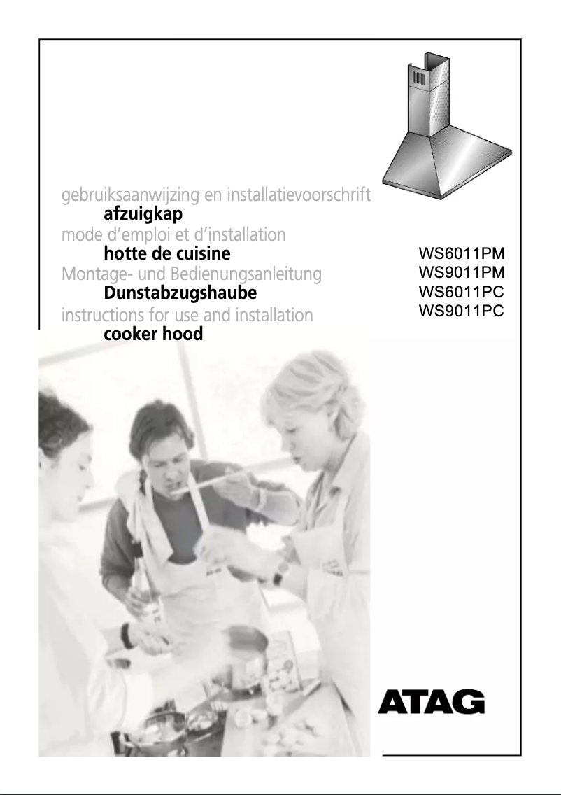 Página 1 del manual Manual de usuario Atag ES9011QM