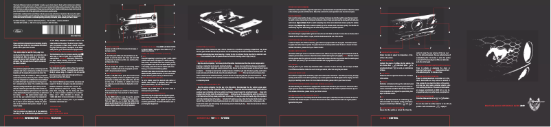 Página 1 del manual Manual de usuario Ford Mustang (2009)