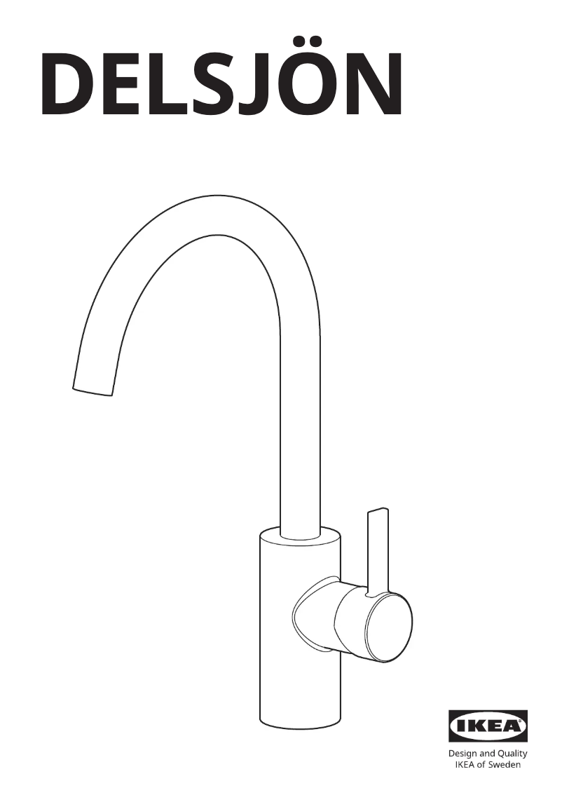 Página 1 del manual Manual de usuario Ikea DELSJÖN 605.073.79