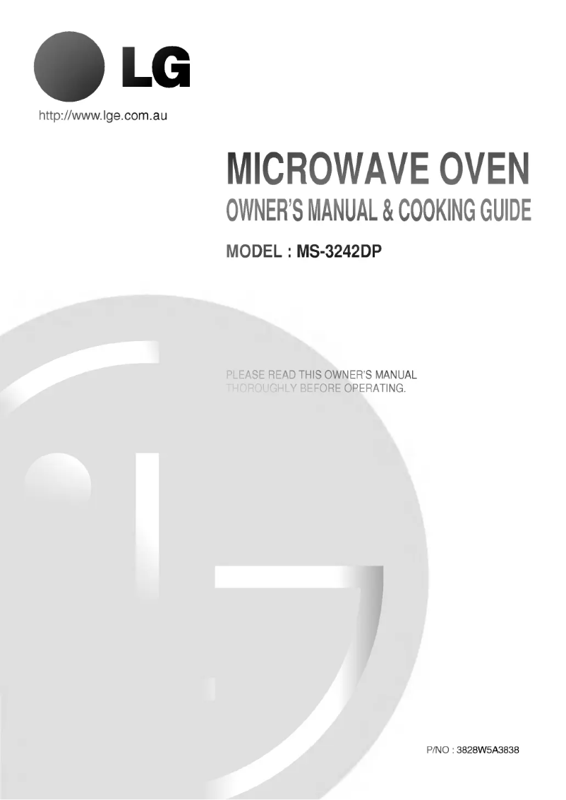 Imagen de la primera página del manual del dispositivo MS-3242DP