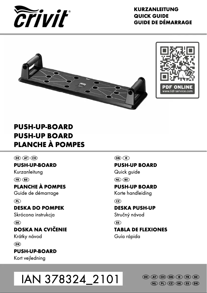 Imagen de la primera página del manual del dispositivo IAN 378324