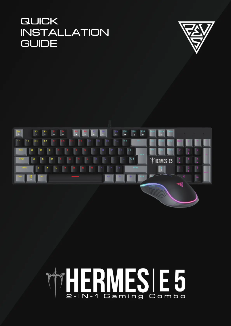 Página 1 del manual Manual de usuario Gamdias Hermes E5