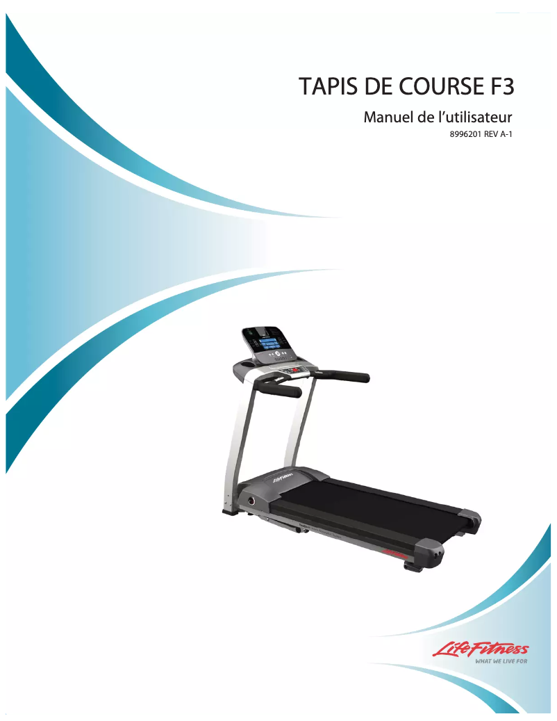 Página nº 1 - Manual de usuario Life Fitness F3 Go