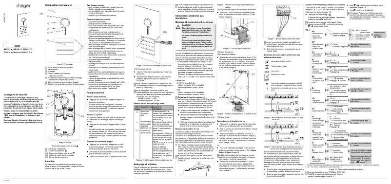 Página 1 del manual Instrucciones / montaje Hager REQ622X