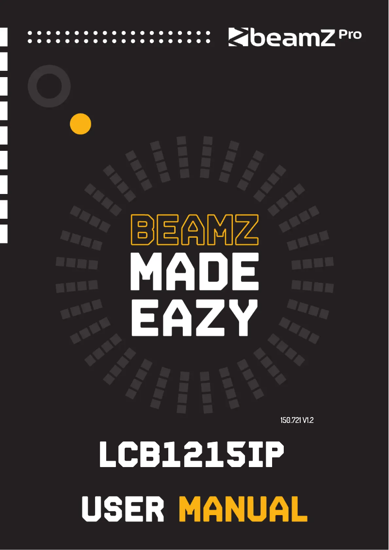 Imagen de la primera página del manual del dispositivo LCB1215IP