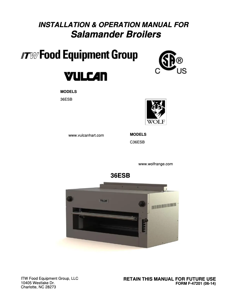 Imagen de la primera página del manual del dispositivo 36ESB