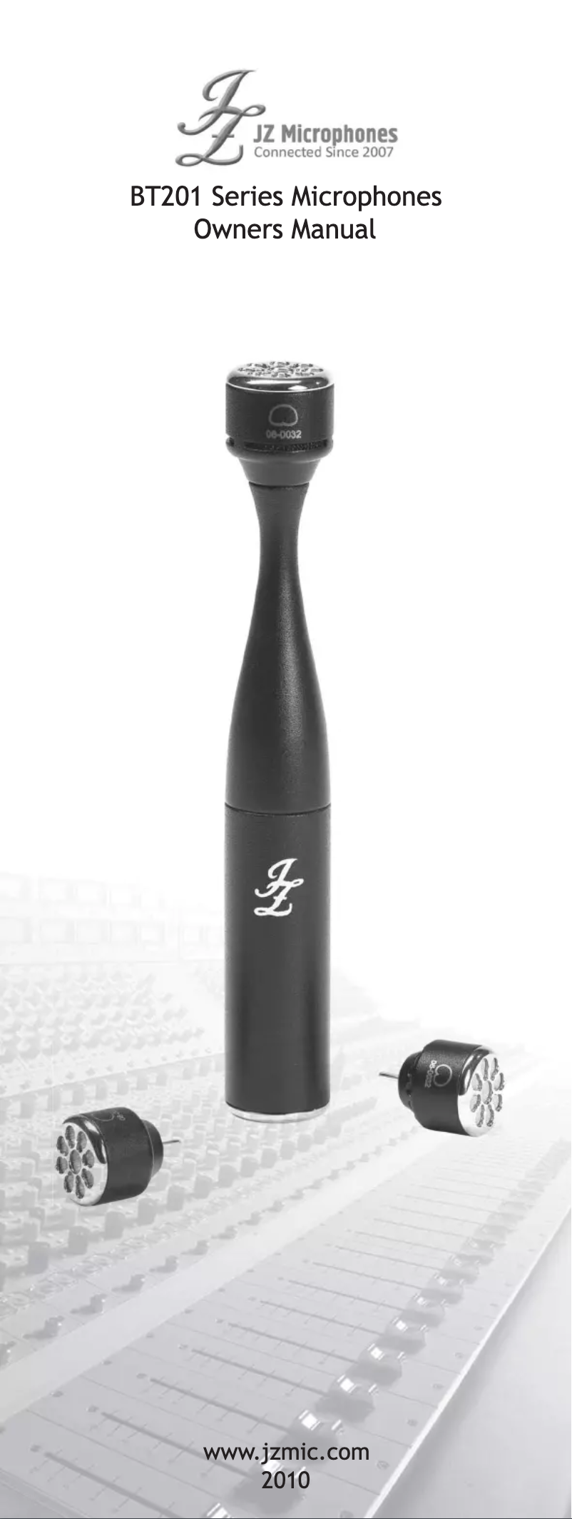 Página 1 del manual Manual de usuario JZ Microphones BT-201