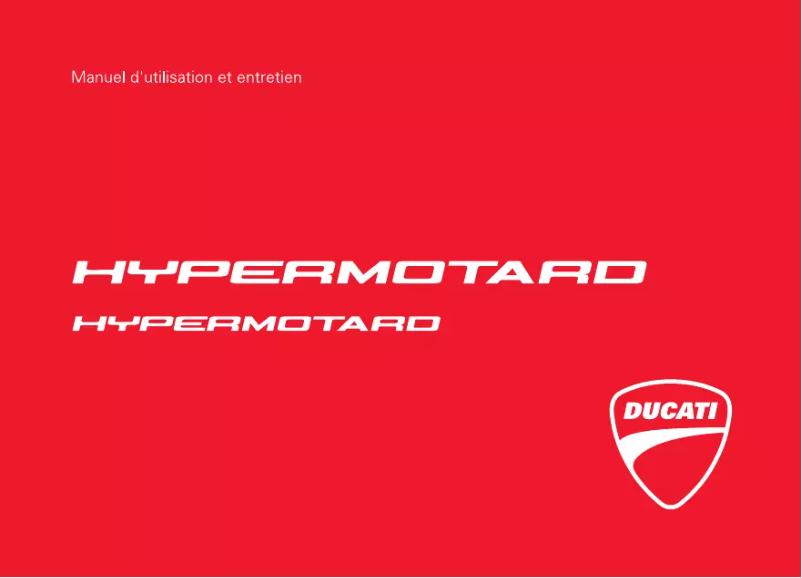 Página 1 del manual Manual de usuario Ducati Hypermotard (2013)