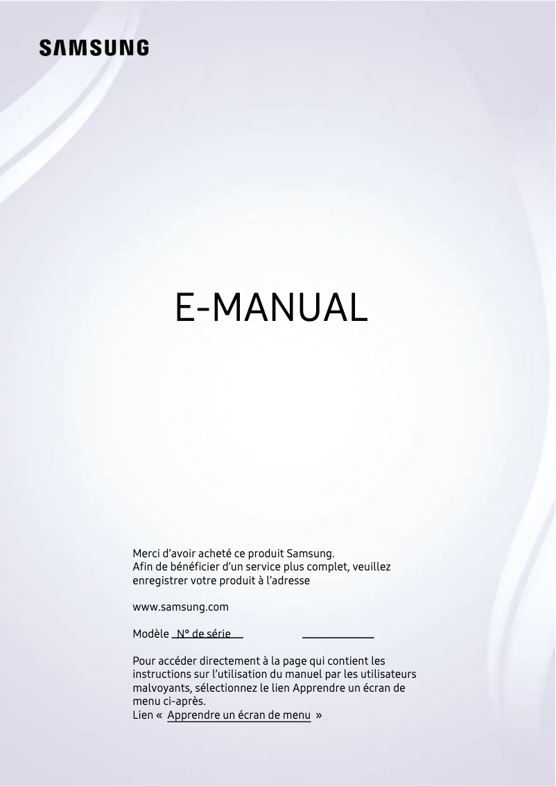 Página 1 del manual Manual de usuario Samsung QE55LS01TBS