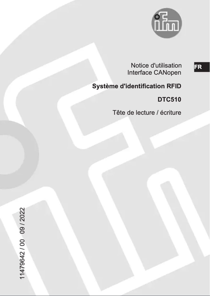 Página 1 del manual Manual de usuario IFM DTC510