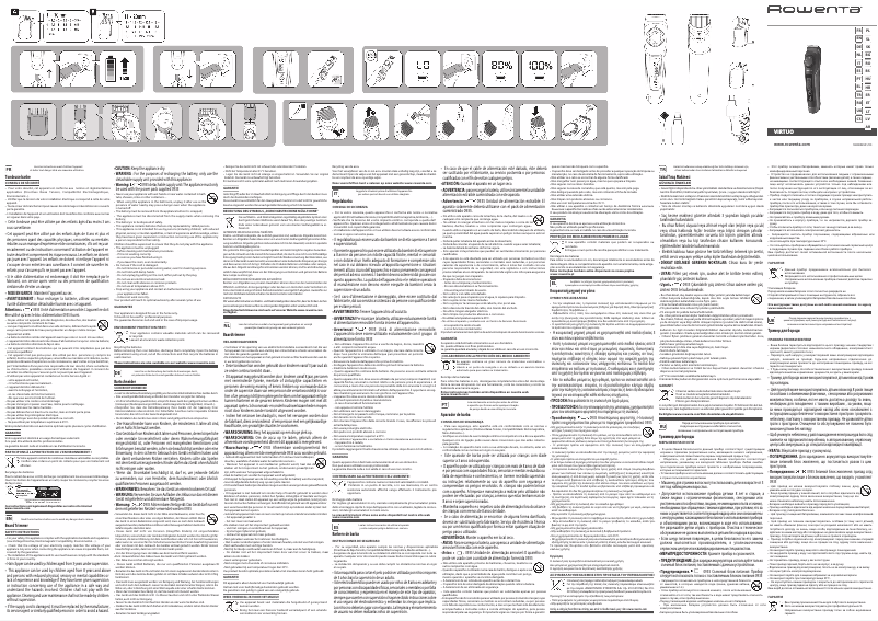 Página nº 1 - Manual de usuario Rowenta Virtuo TN3840