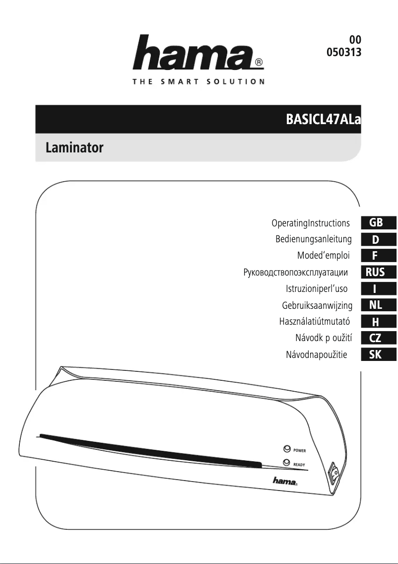 Imagen de la primera página del manual del dispositivo Basic L47A