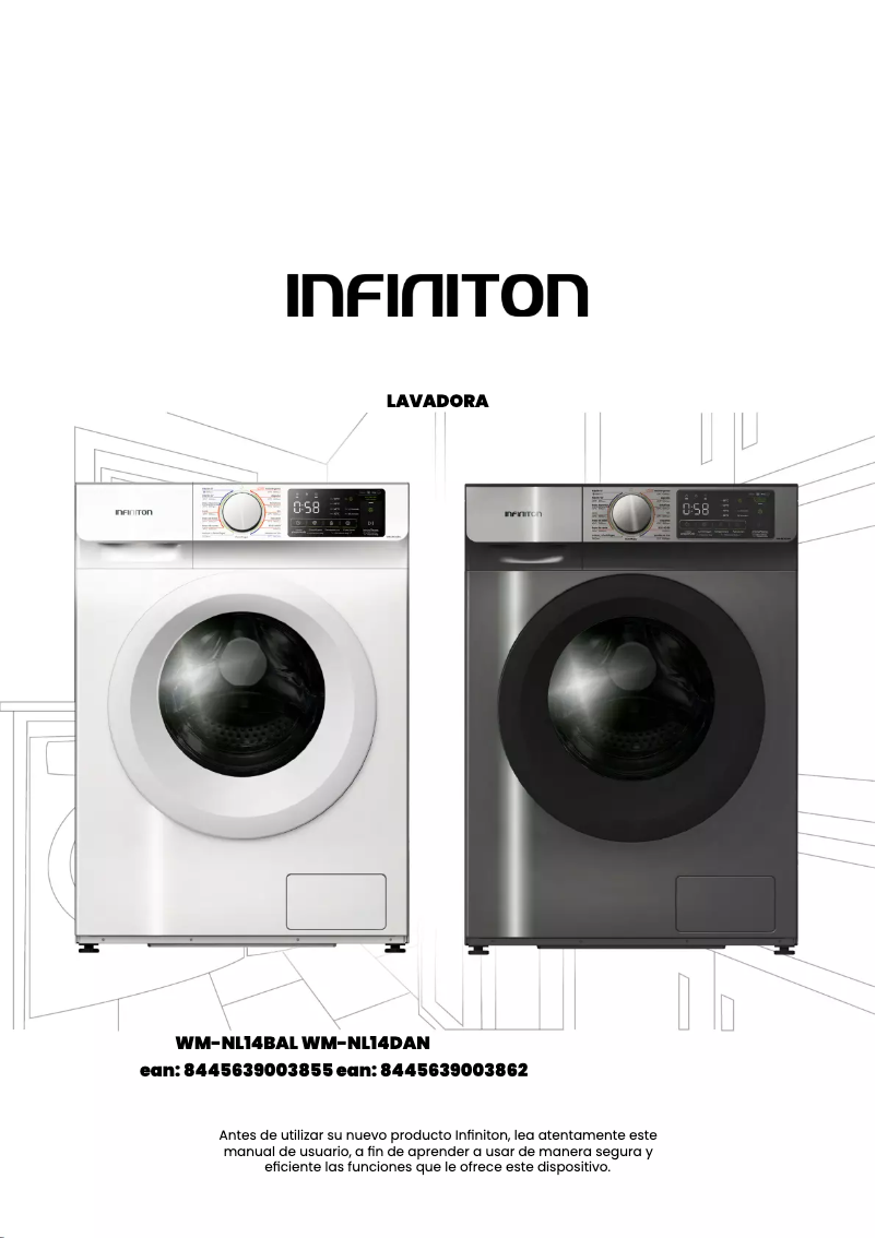 Página 1 del manual Manual de usuario Infiniton WM-NL14BAL