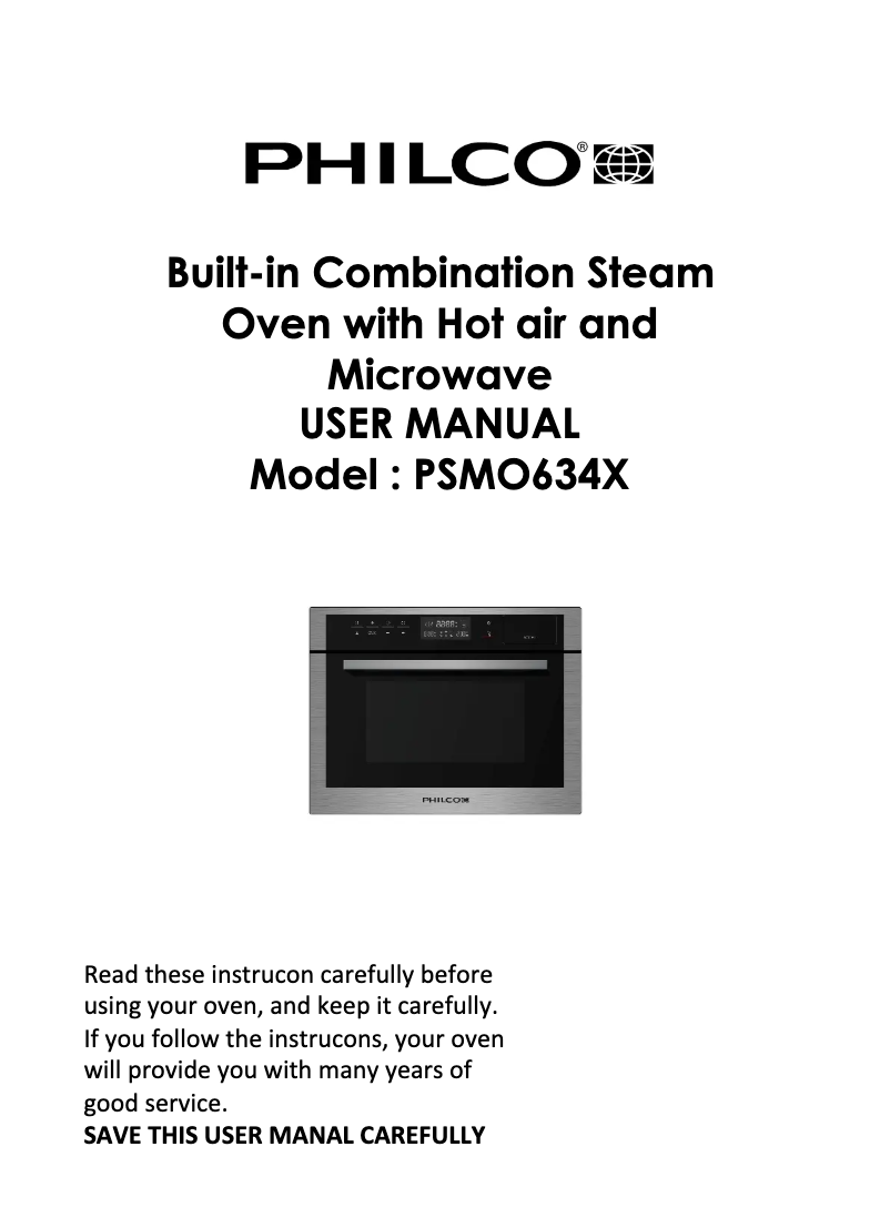 Imagen de la primera página del manual del dispositivo PSMO634X
