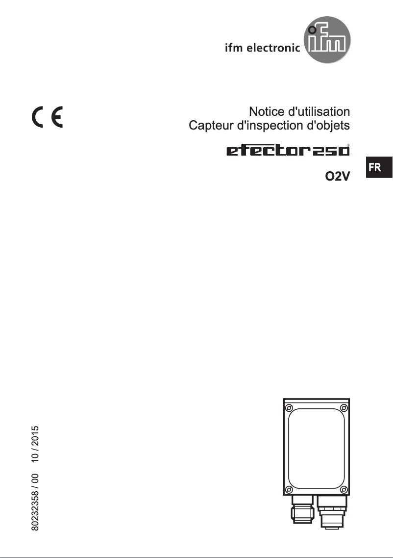 Página 1 del manual Manual de usuario IFM O2V122
