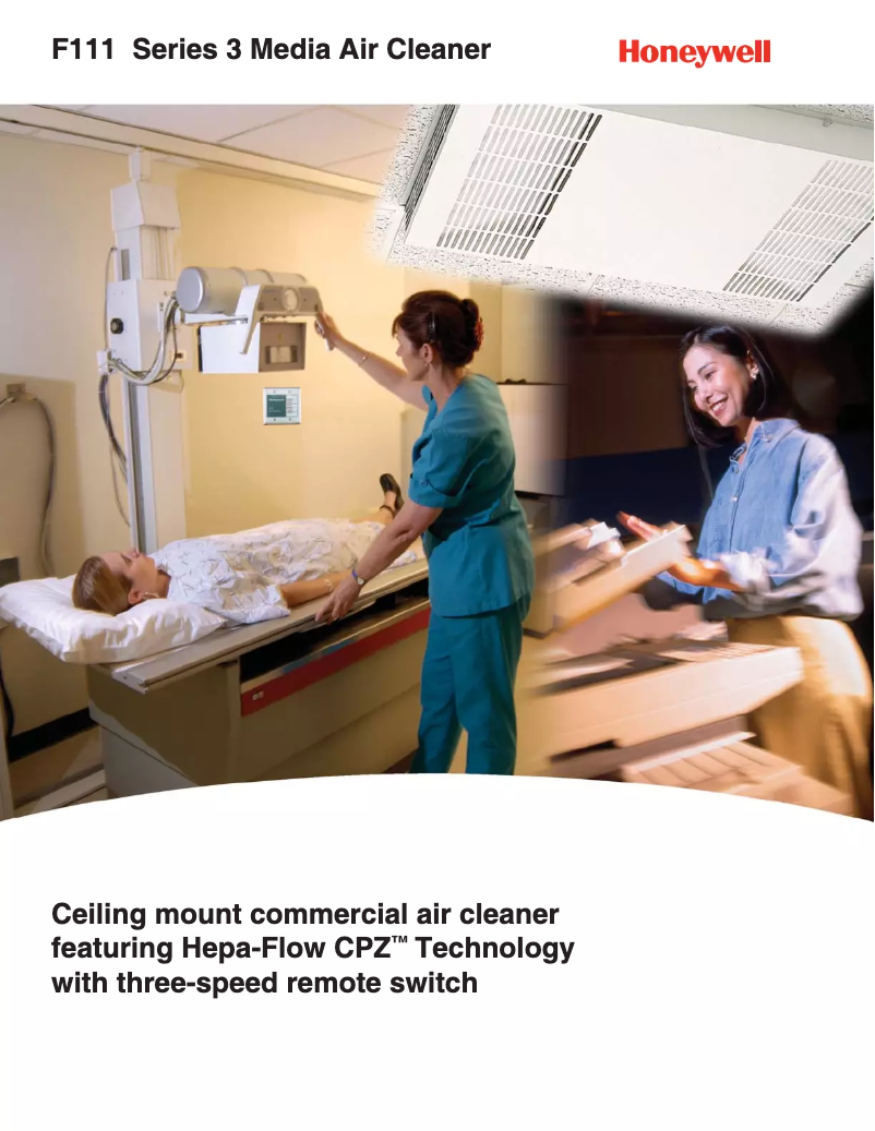 Página 1 del manual Folleto Honeywell F111C1073W-3S