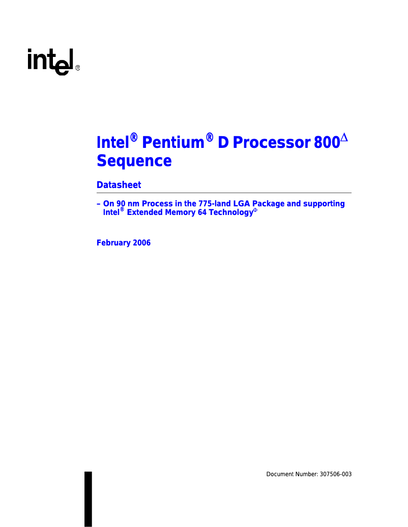 Página nº 1 - Manual de usuario Intel Pentium D 840