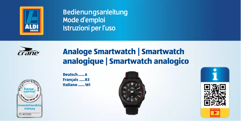 Página 1 del manual Manual de usuario Crane CDSM 3A 92747