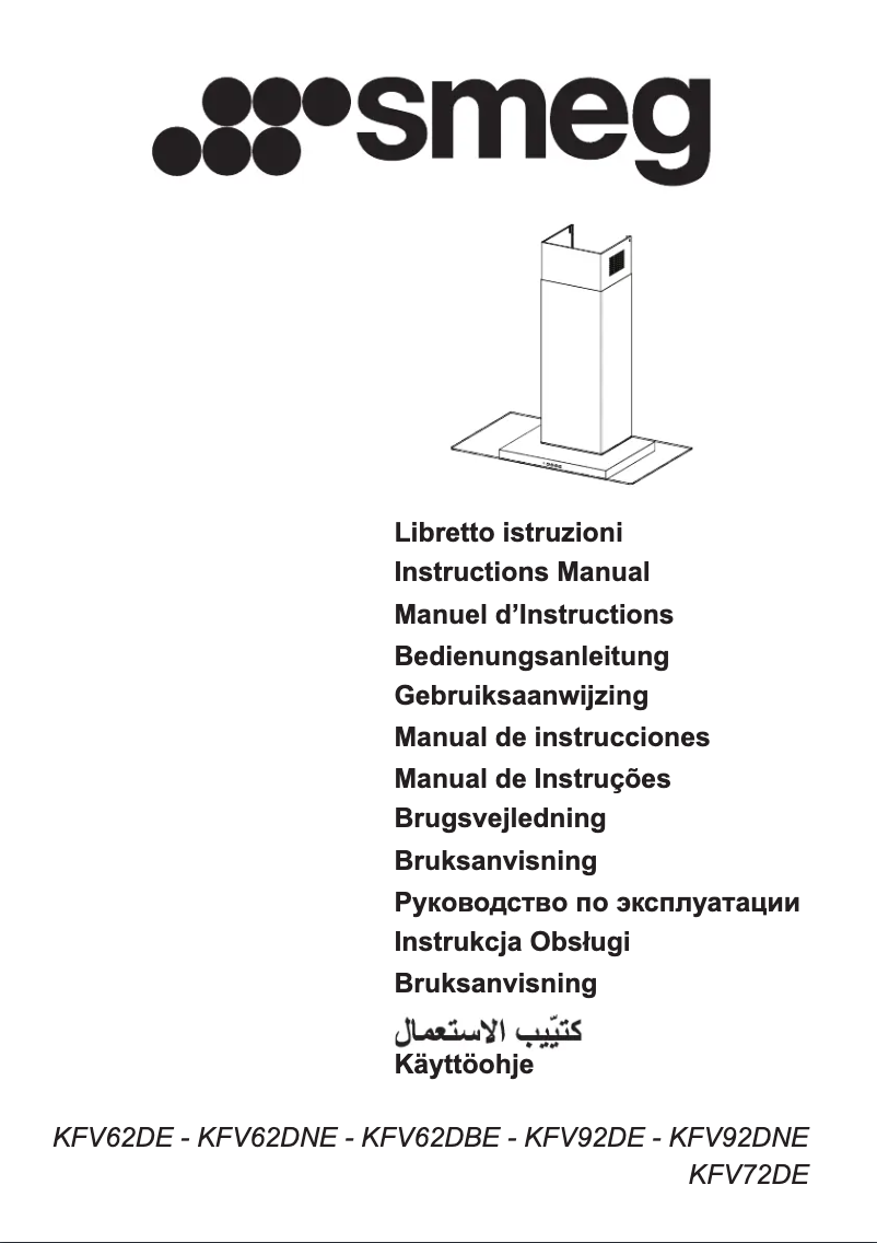 Página nº 1 - Manual de instrucciones Smeg KFV92DNE