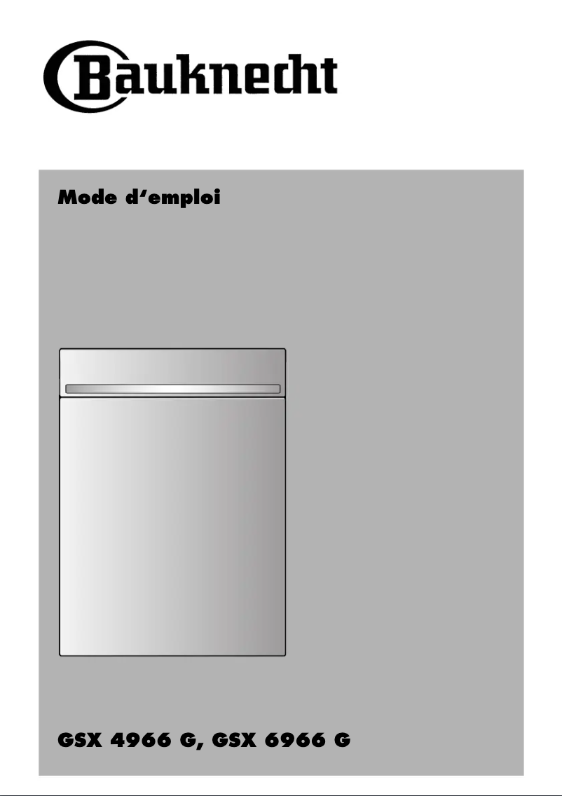 Imagen de la primera página del manual del dispositivo GSX 6966 G