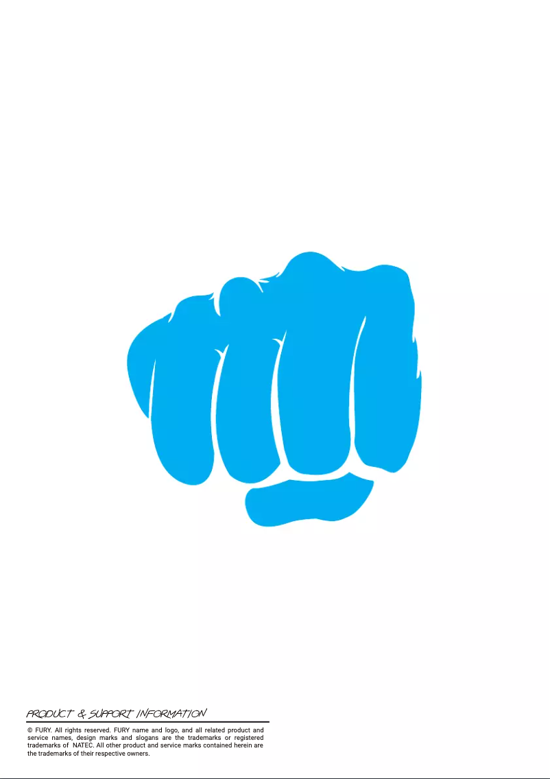 Página nº 1 - Manual de usuario FURY Thunderstruck 3.0