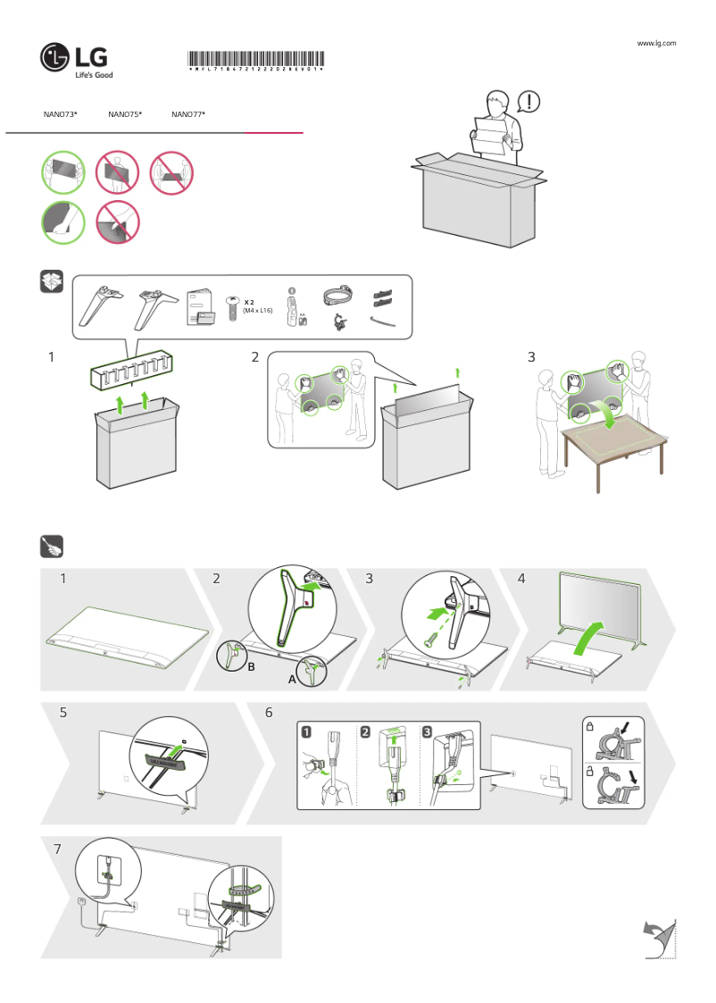 Página nº 1 - Manual de usuario LG 43NANO75SQA