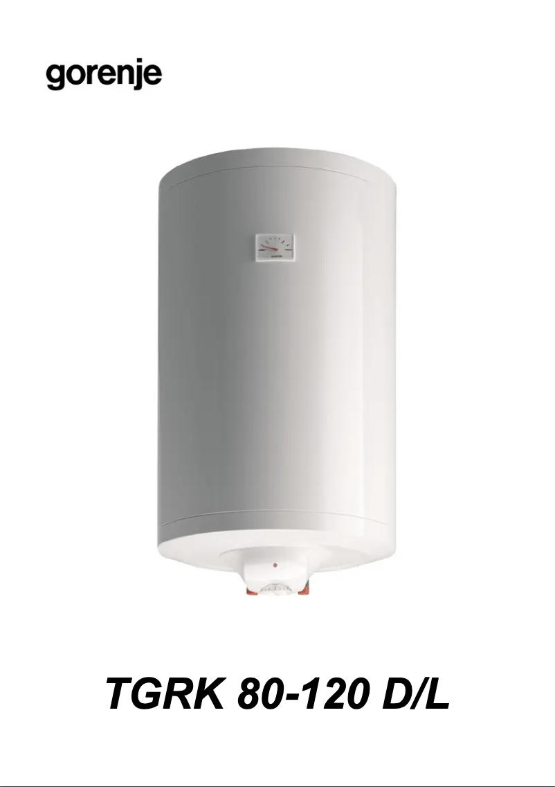 Imagen de la primera página del manual del dispositivo TGRK120LN