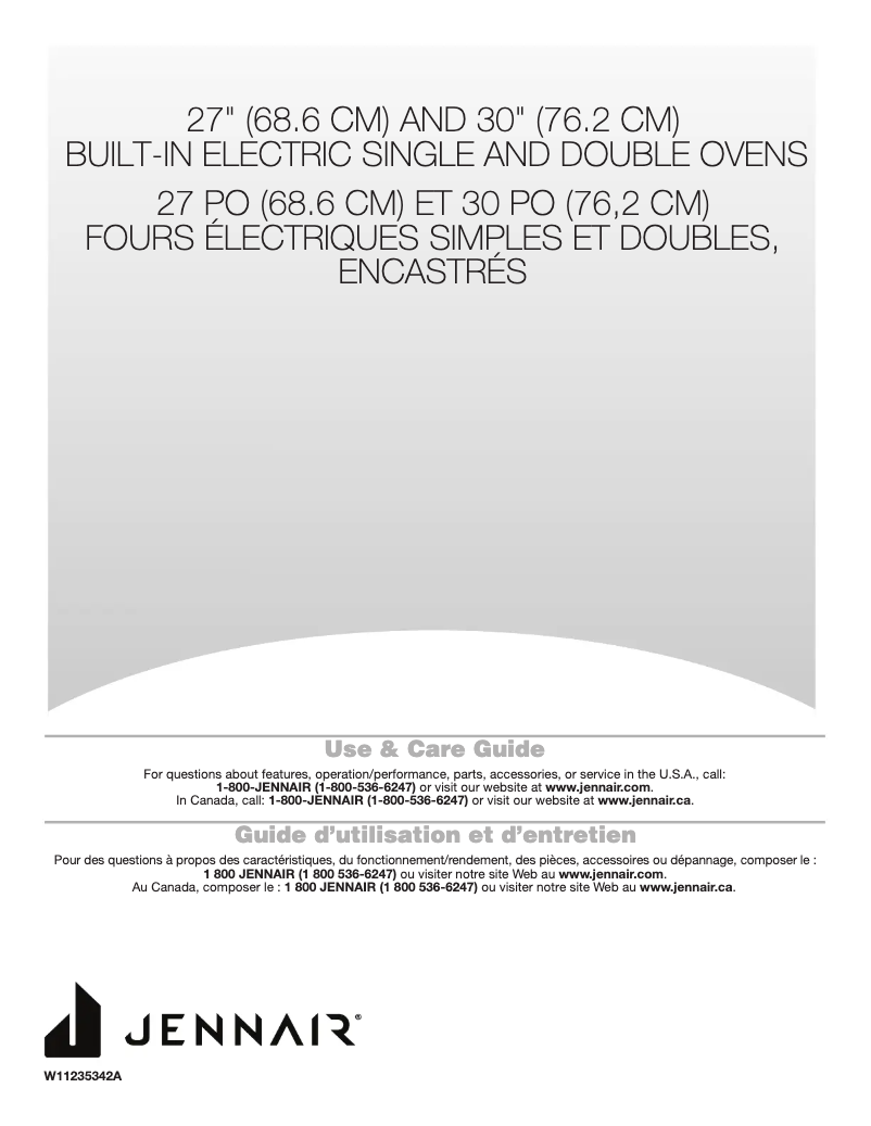 Imagen de la primera página del manual del dispositivo JJW2830LL