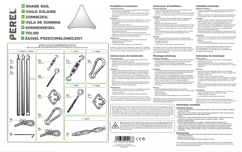 Página 1 del manual Manual de usuario Perel GSS4500TA