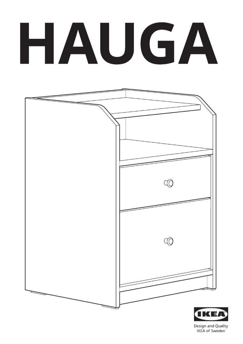 Página 1 del manual Manual de usuario Ikea HAUGA 005.761.77
