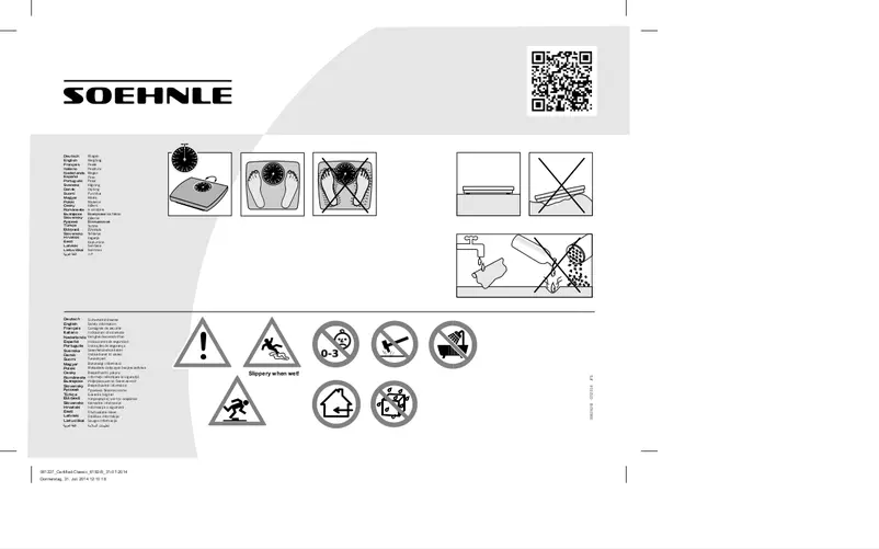 Página 1 del manual Manual de usuario Soehnle Classic Certified