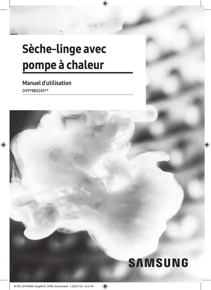 Página 1 del manual Manual de usuario Samsung DV90BB5245AE