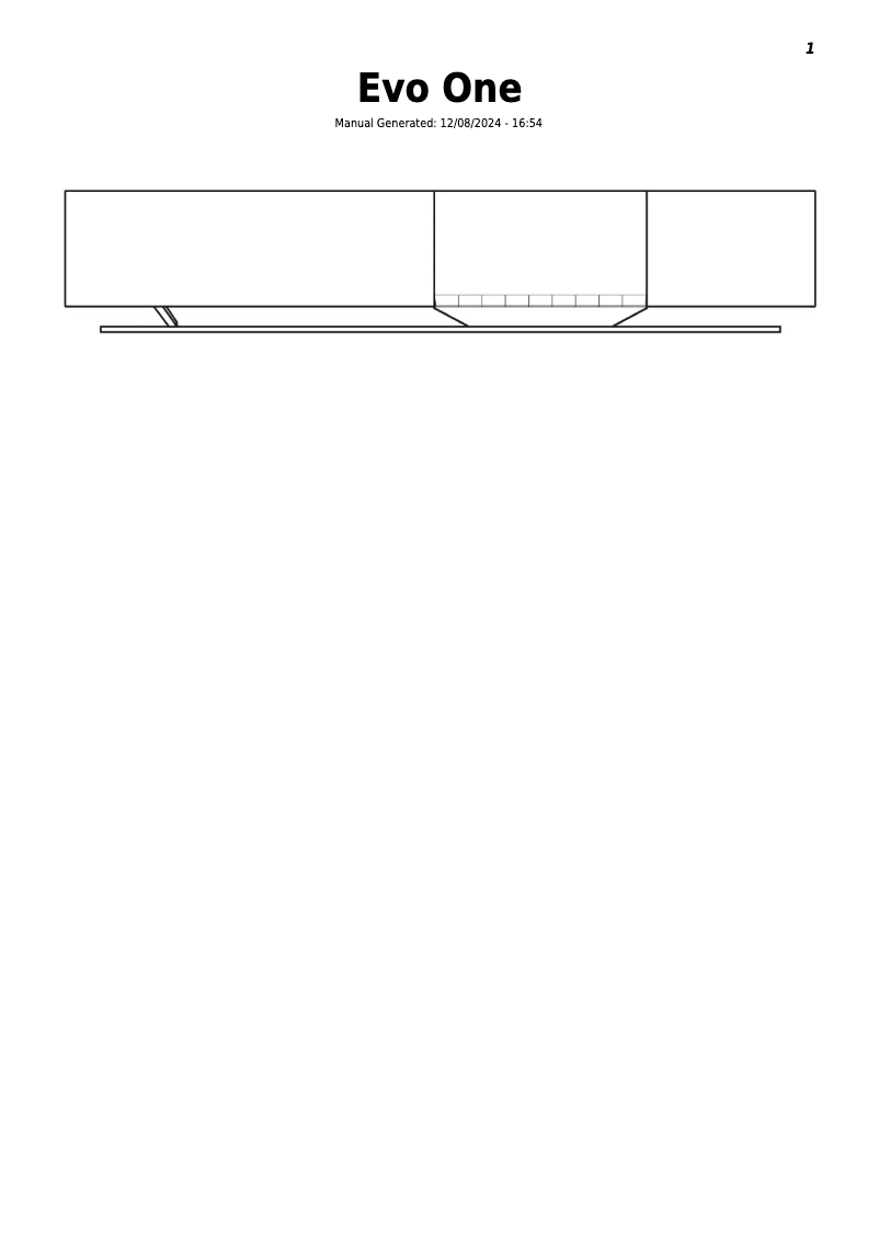 Imagen de la primera página del manual del dispositivo Alva TT v2