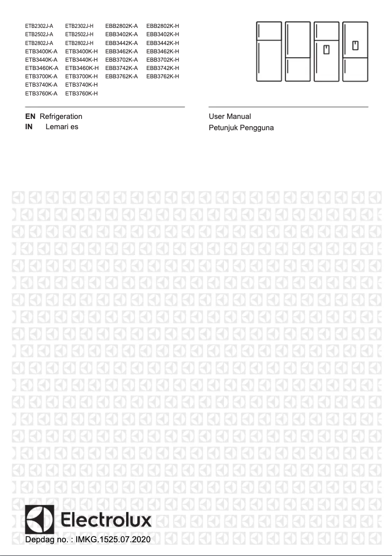 Imagen de la primera página del manual del dispositivo ETB3700K-A